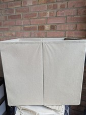 IKEA Kosingen Storage Box Beige New Fits The Kallax Shelving Range