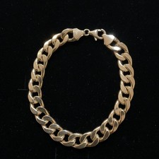 9ct gold hallmarked curb - hallmarked,