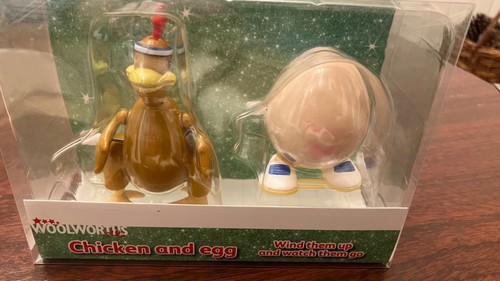 Woolworths plastic toy chicken - plastic,