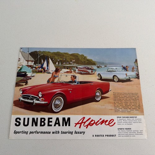 1964 sunbeam alpine sports - 1964/5,