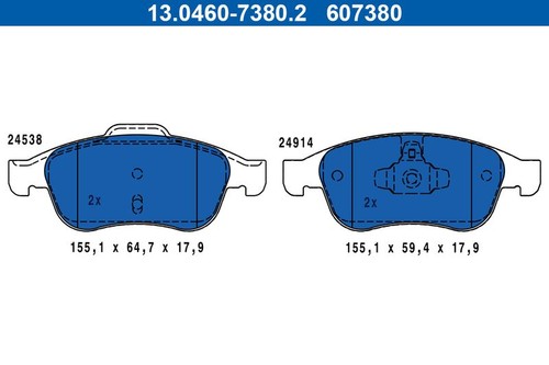 Fits ate 0460 7380 - ate, 13.0460-7380.2
