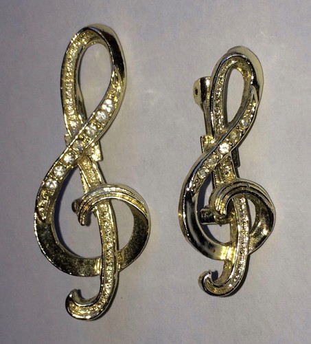 Pair treble clef music - clef, note