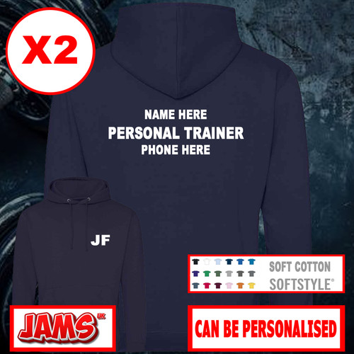 Personal trainer hoodie - x,