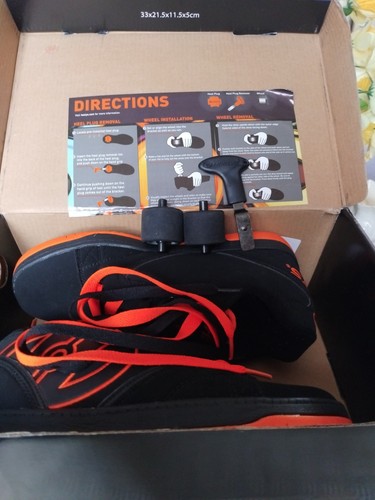 Heeleys new black neon orange - neon,