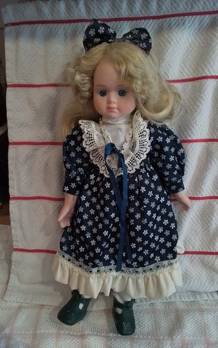 Porcelain doll - porcelain,