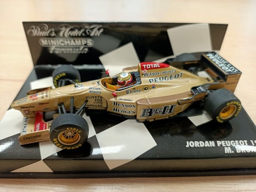 Minichamps jordan peugeot - minichamps, 1/43