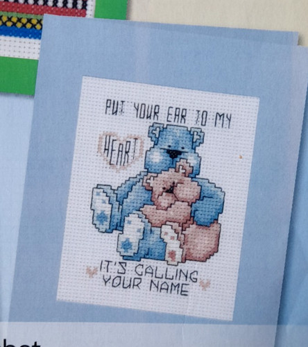 Cross stitch charts teddies - cross,