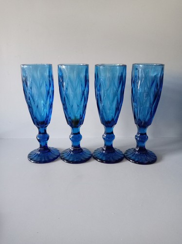 Set vintage french cobalt - set, 4