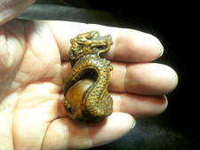 Hand Carved wood netsuke