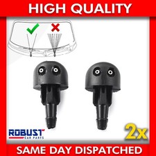 2X FOR RENAULT CLIO MK2 FRONT WINDSCREEN WASHER NOZZLE WATER SPRAY JET