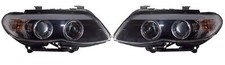 BLACK ANGEL EYE HEADLIGHTS for BMW X5 E53 Facelift 04-06 OE Xenon (not bi-Xenon)