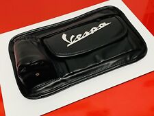 VESPA PX T5 PE LML STAR BLACK LEATHER LOOK GLOVE BOX TOURING RALLY BAG