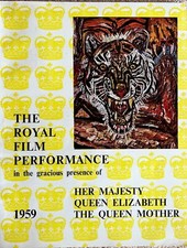 Royal Film Performance Programme 1959 "The Horse's Mouth"