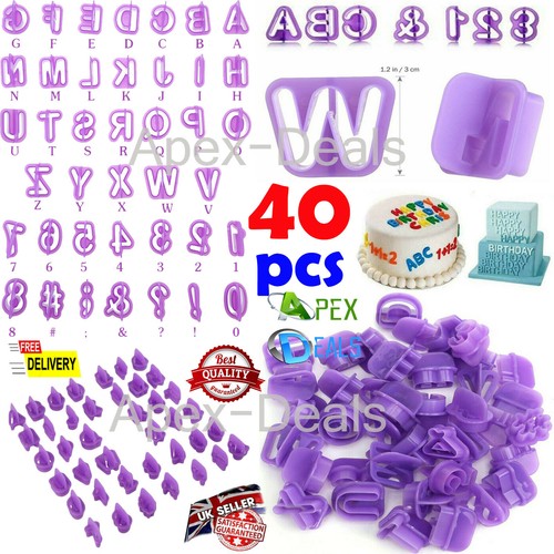 40pcs alphabet letter and - 40pcs,
