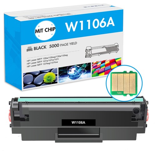 5000 page w1106a 106a toner - 5000,