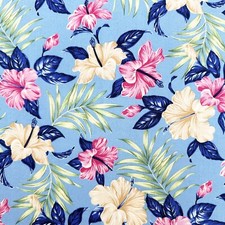 Cotton fabric tropical - fabric,
