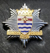 LONDON FIRE BRIGADE CAP BADGE