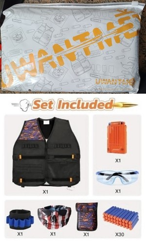 Uwantme kids tactical - vest, kit