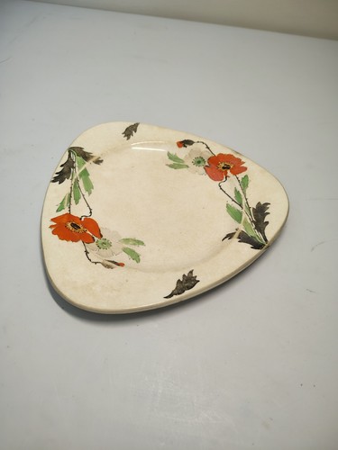 Vintage poppy side plate - vintage,