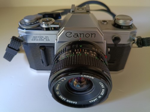 Canon 35mm slr film - canon, ae-1