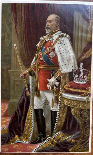 Antique royalty lithography - antique,