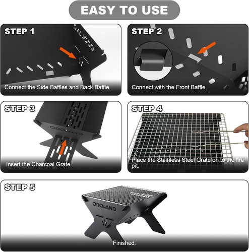 Camping fire pit portable - fire,