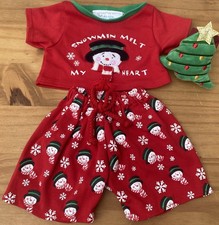 Build A Bear, Christmas Pyjamas + a Tiny BAB Christmas Tree.  