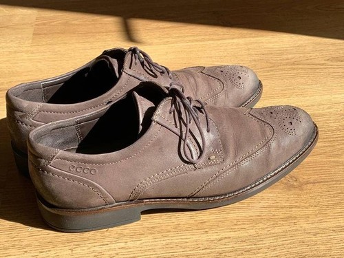 Mens ecco heels brown - mens, nubuck