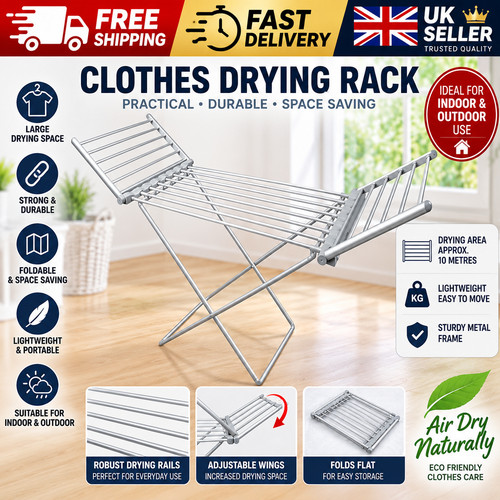 Electric heated clothes airer - electric,