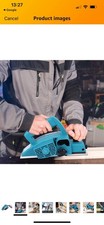 800W Portable Electric Tool Wood Planer 3-Pin Plug Hand Held Wood Working Power