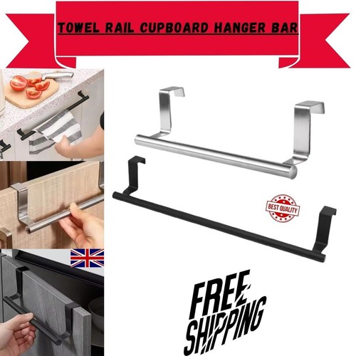 Towel rail cupboard hanger bar - towel,