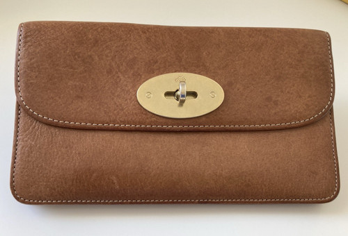 Mulberry long locked purse oak - locked,