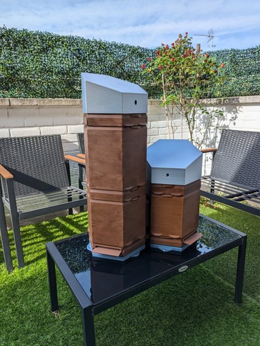 Printed wooden beehive inc - beehive, (inc