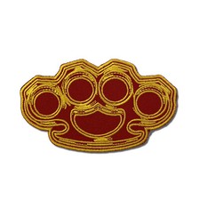 Embroidered Brass Knuckles in