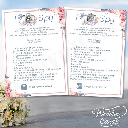 Wedding spy game - 2,