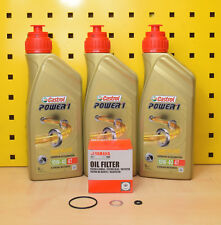 Yamaha 10w40 XT XTZ TT SR SZR 500 600 660 Genuine Oil Filter Oil Castrol Power 1