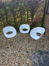Sintesi Orbit White Chairs x2