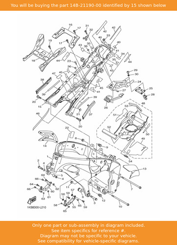 Yamaha rear frame comp - yamaha,