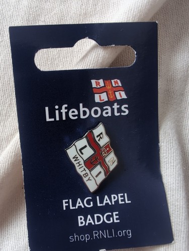 Rnli lifeboat badge whitby - rnli,