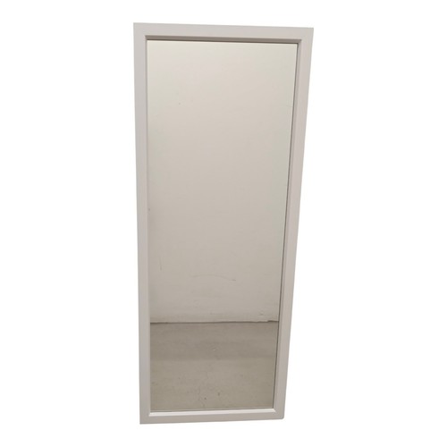 Large white framed wall - white, mirror