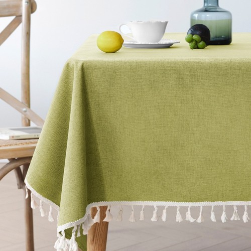 Vintage cotton linen round - vintage,