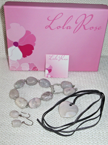 Lola rose grey eyestone - rose, ~