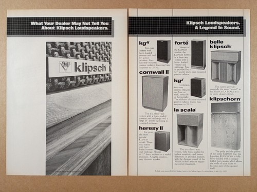 1986 klipsch speakers - 1986,
