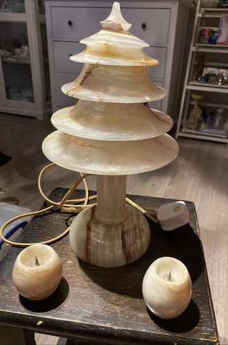 Vintage onyx marble table - onyx,