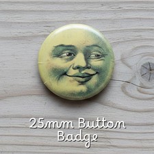 Vintage Style Moon Meme Emoji