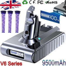 9500mAh Battery For Dyson V6 Animal Absolute DC58 DC59 DC62 SV03 SV05 SV06 W/LCD