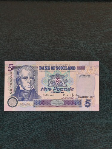 Five pound note - five,