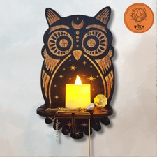 OWL Beautiful Crystal Display
