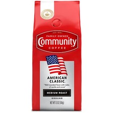 Community Coffee American Classic Medium Roast Ground Coffee 12 Ounce Pack