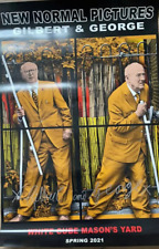 Gilbert & George NEW NORMAL PICTURES Exhibition Poster Signed 2021 Banksy Art